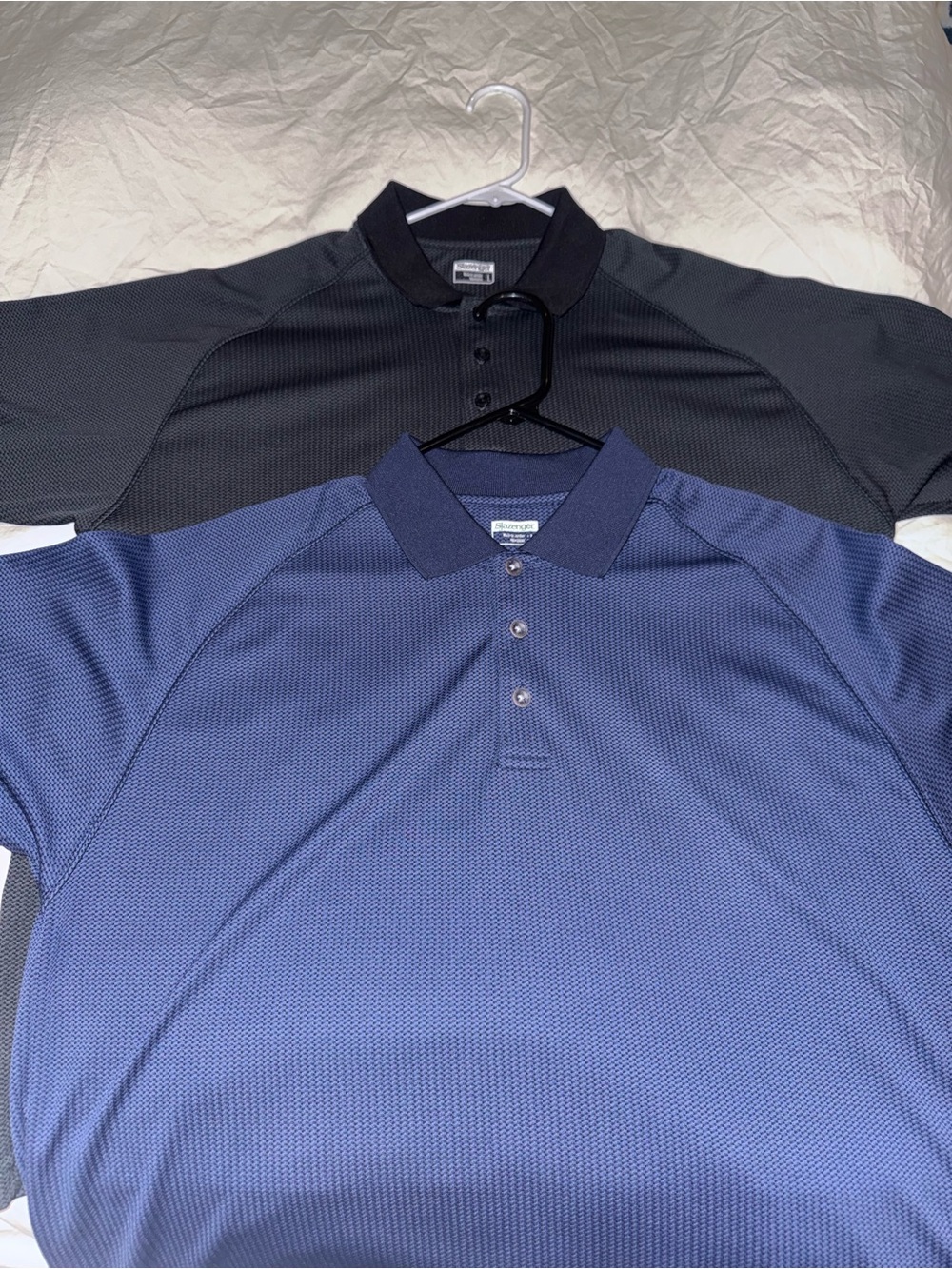 Slazenger Men's Polo Duo - Blue and Black
